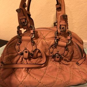 Juicy Couture Rose Leather Handbag